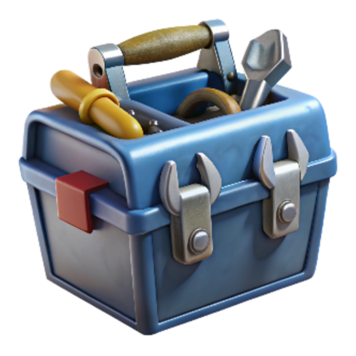 a tool box with tools in it