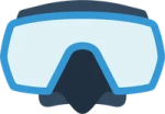 a pair of ski goggles