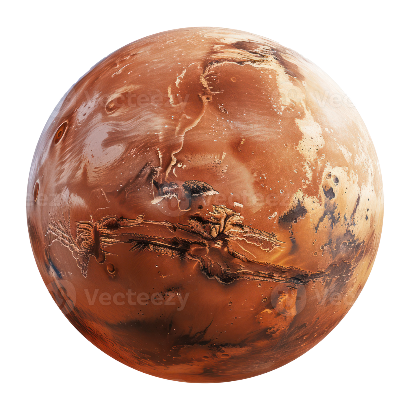 an image of the planet with a white background