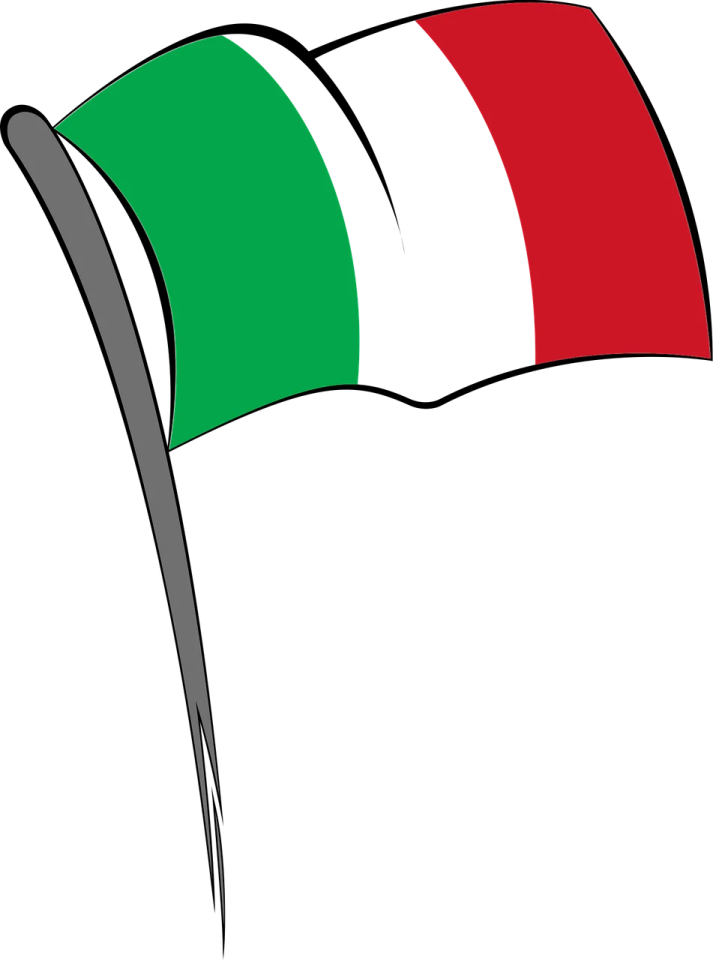 the flag of italy