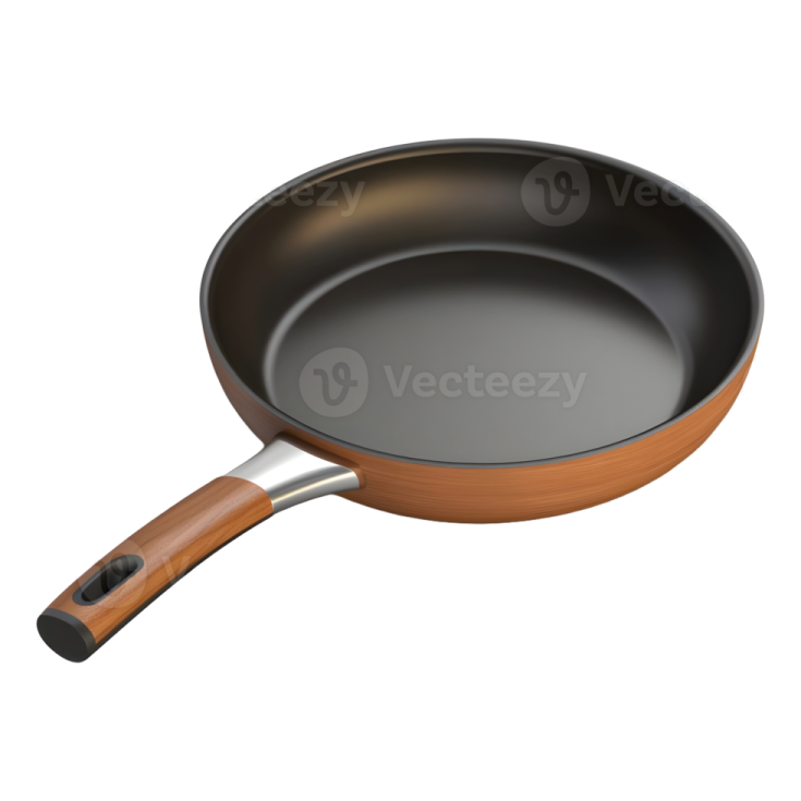 a frying pan on a white background