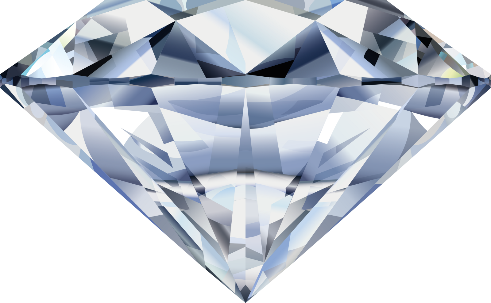 a diamond on a white background