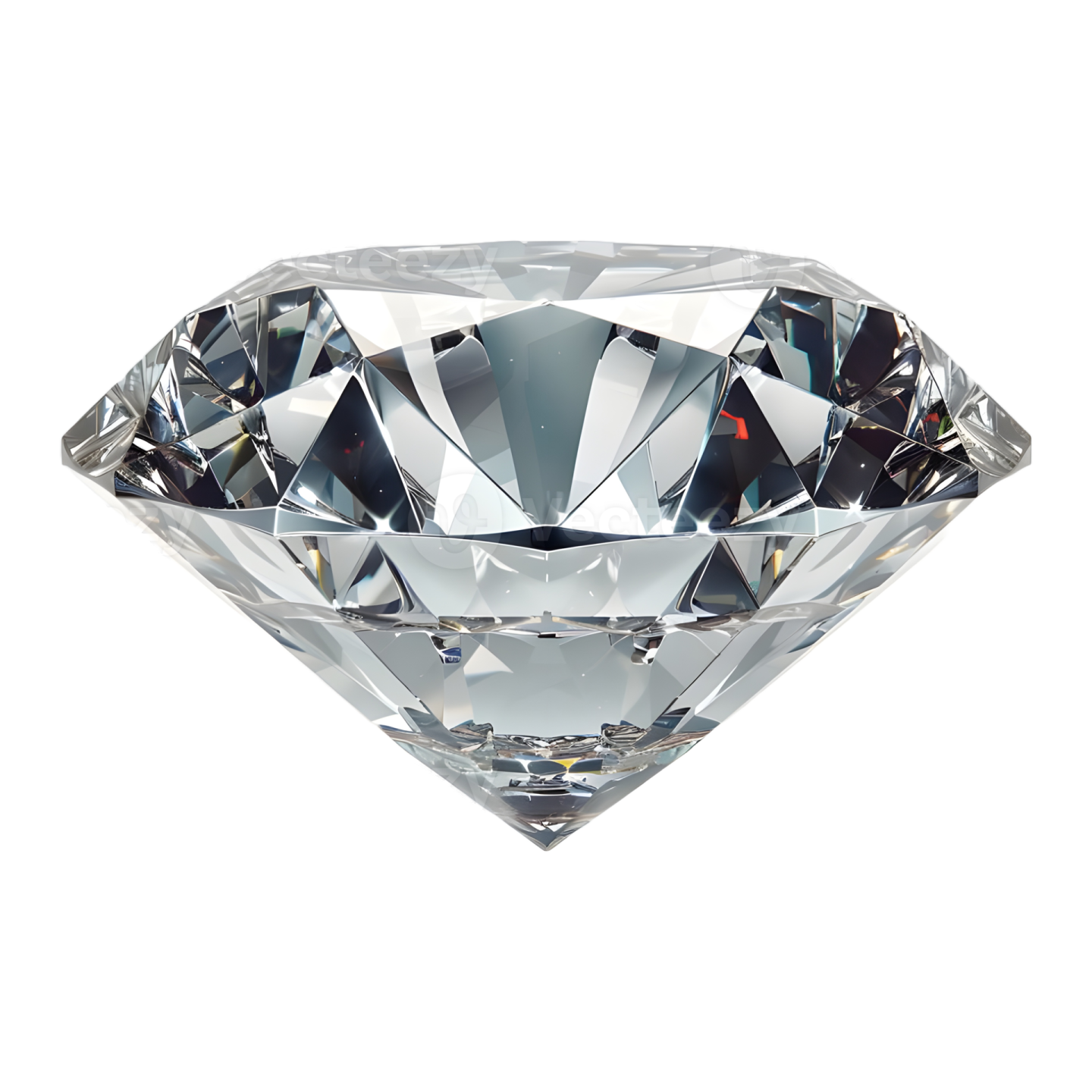 a diamond on a white background