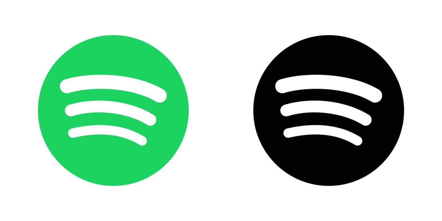 a green and black logo for a music company