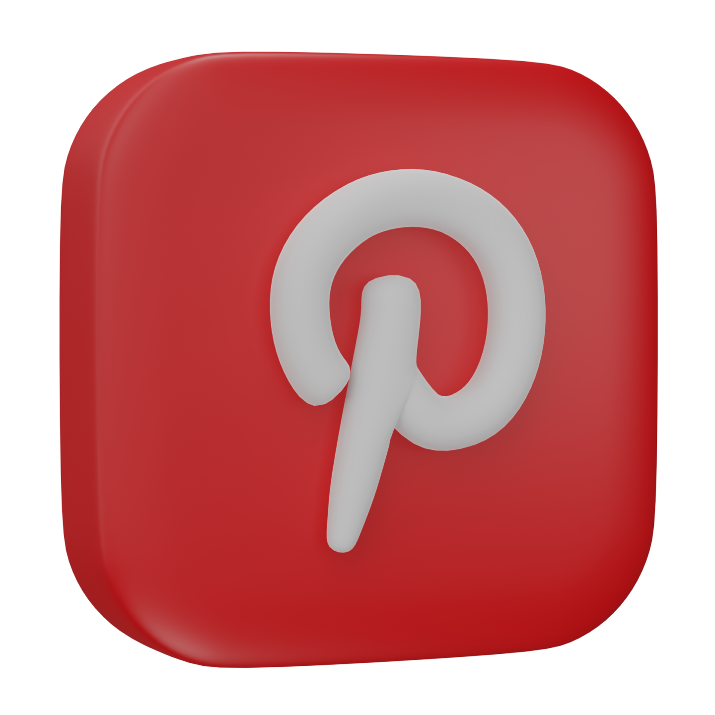 a red square button with the pin icon on it