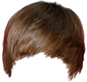 a close up of a person's hair