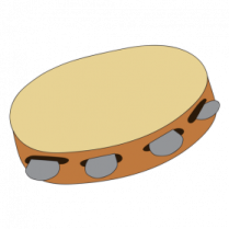 a drum on a white background