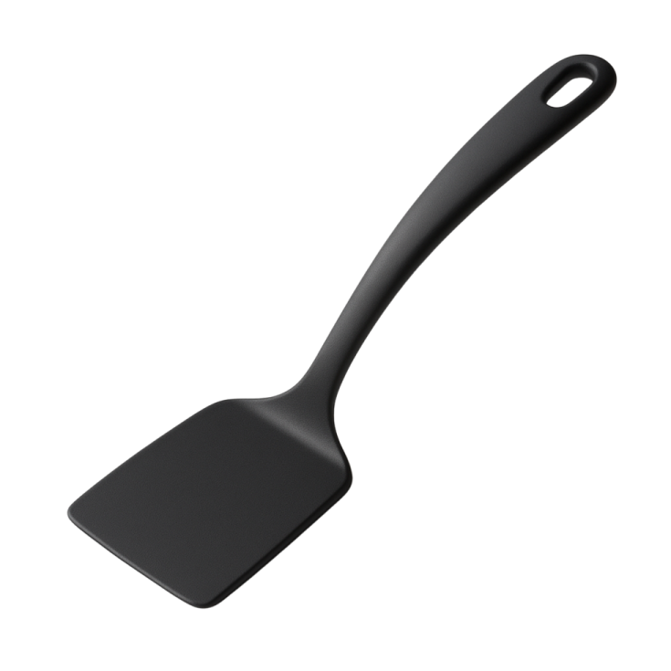 a black spat on a white background