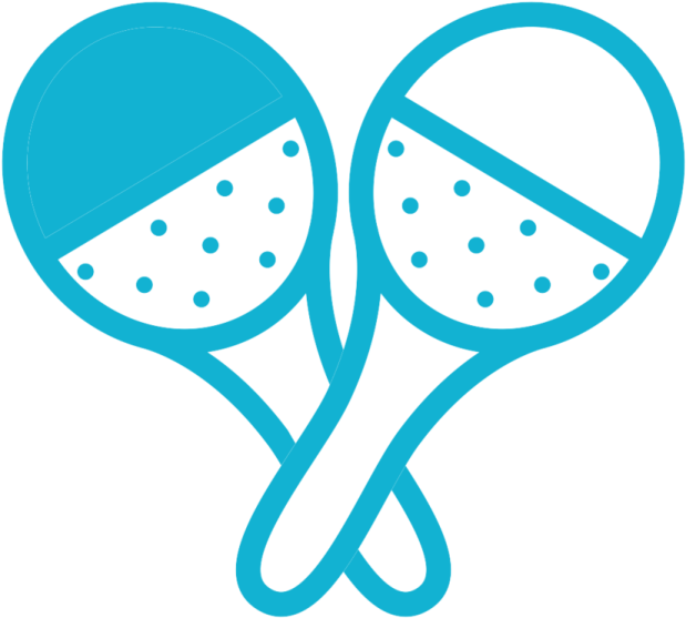 a pair of paddles on a white background