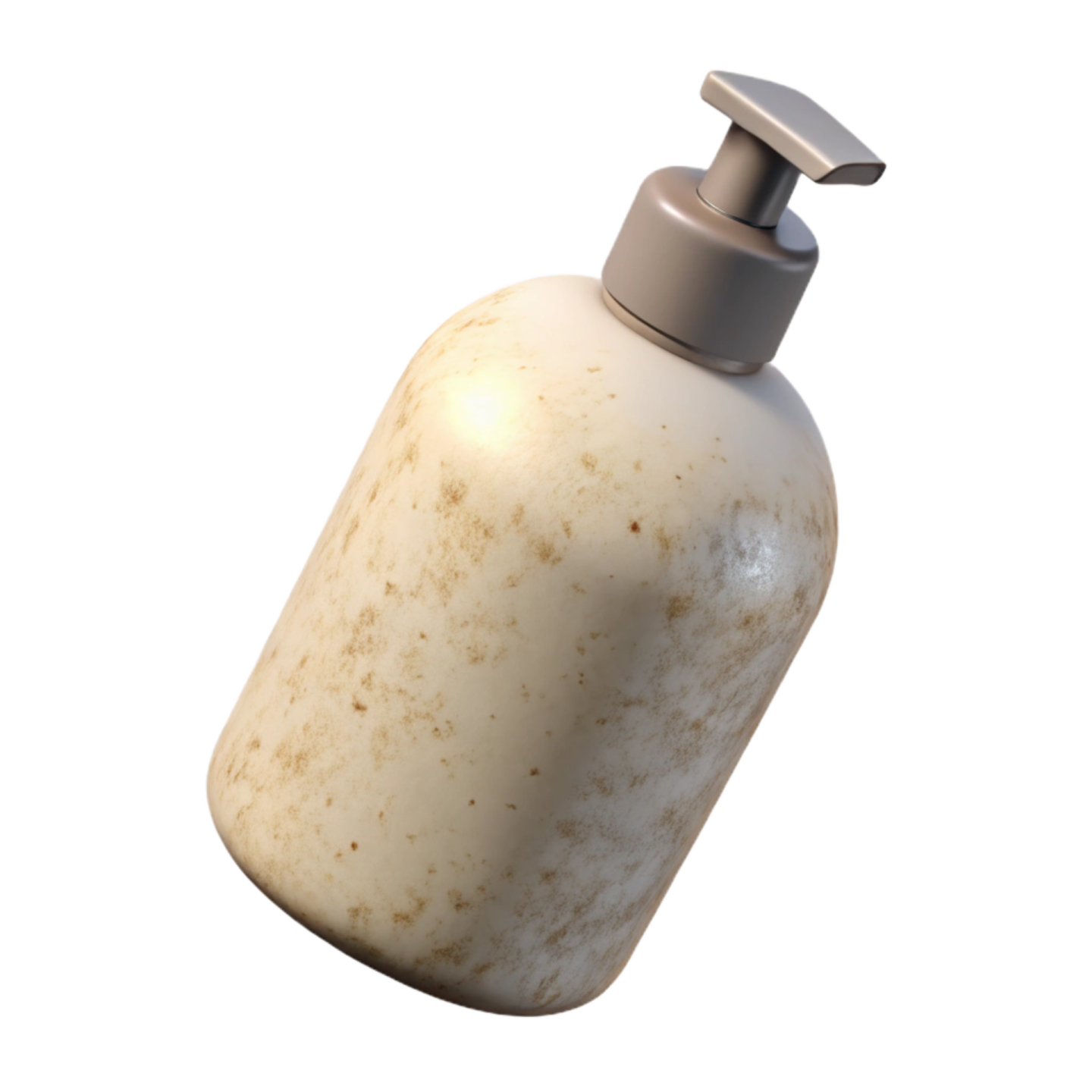 a soap dispenser on a white background