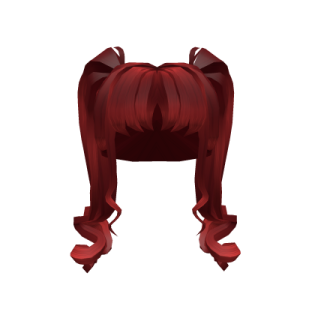 a drawing of a woman's head with red hair
