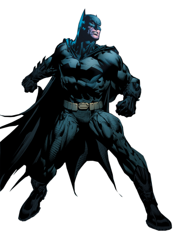 a drawing of batman in black and white