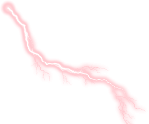 lightning on a white background