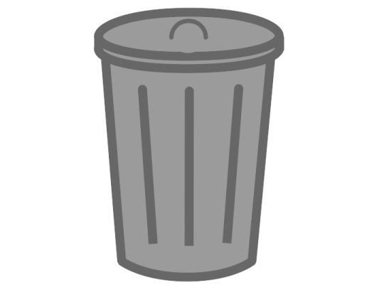 a trash can icon