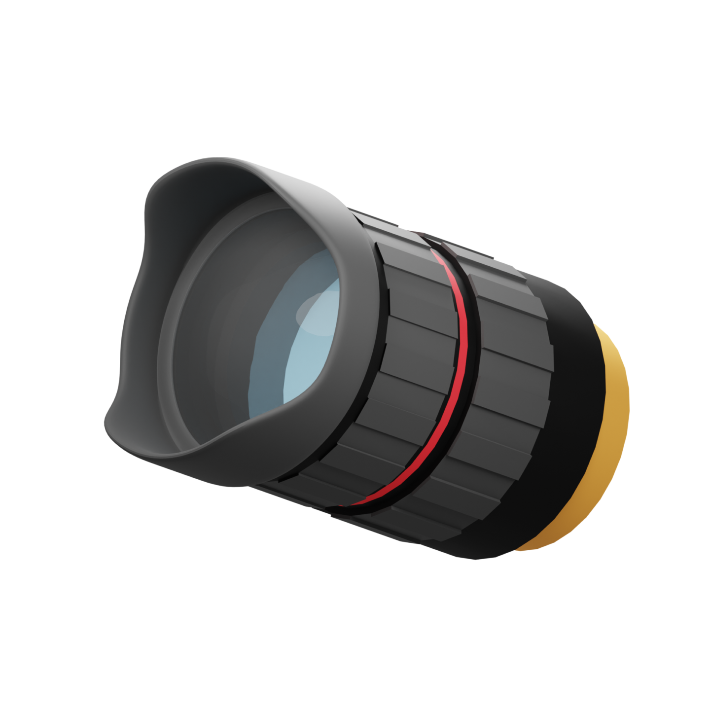an image of a camera lens on a white background