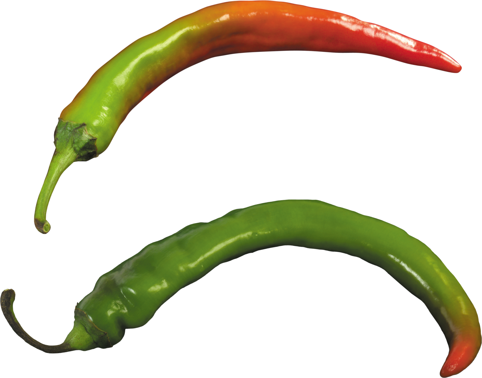 red and green peppers