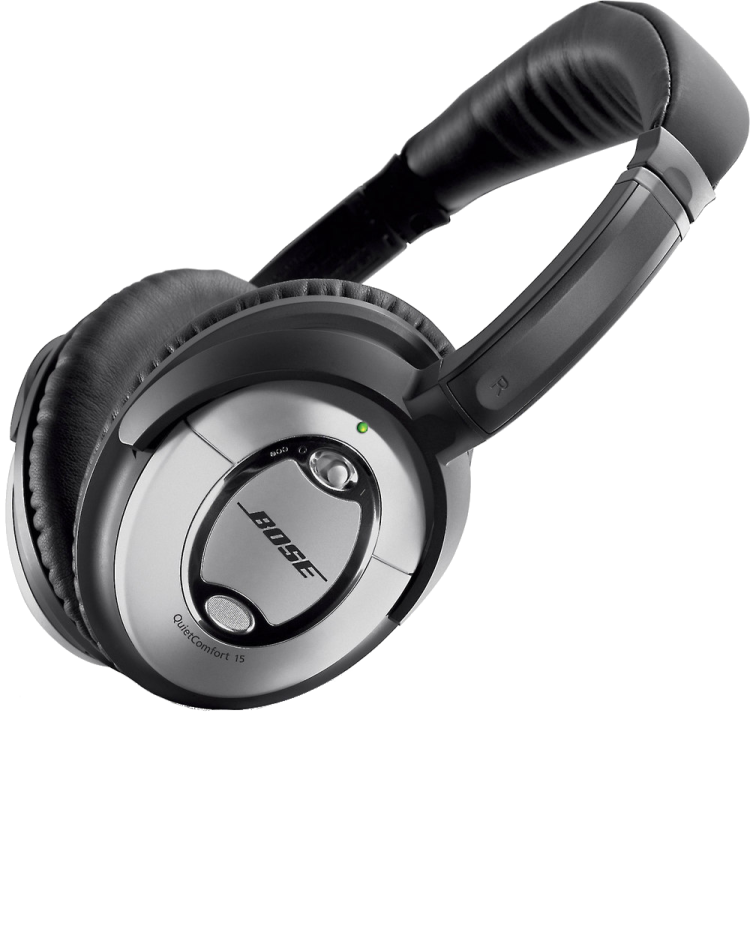 a pair of headphones on a white background