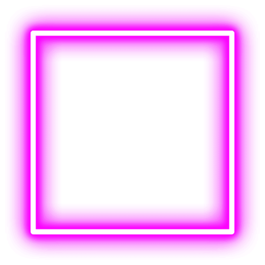 a square frame with a white background