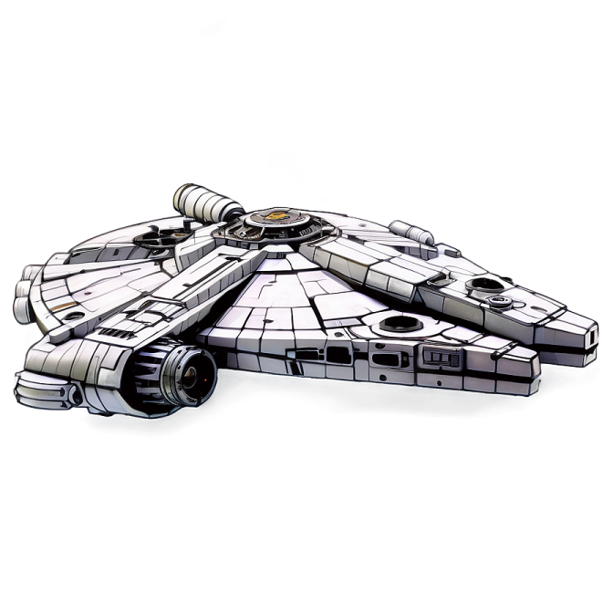 a paper model of a star wars vehicle