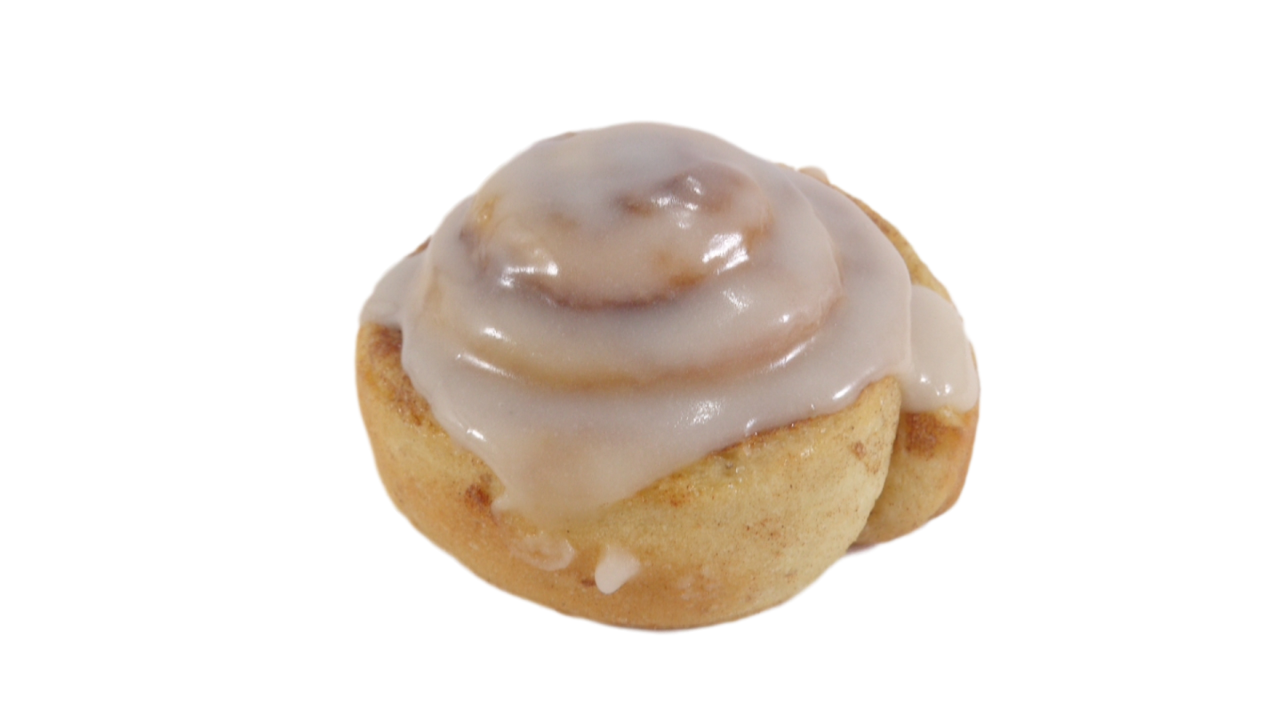 a close up of a dough with icing on it