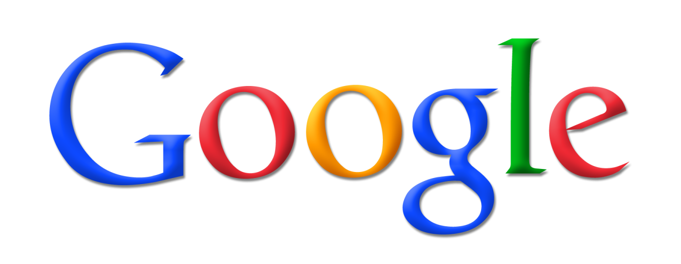 a white background with the google logo on it