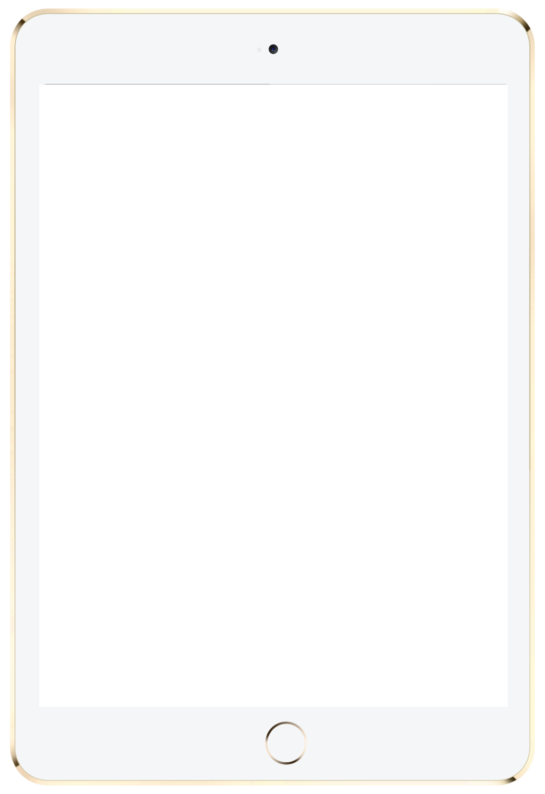 an ipad with a blank screen