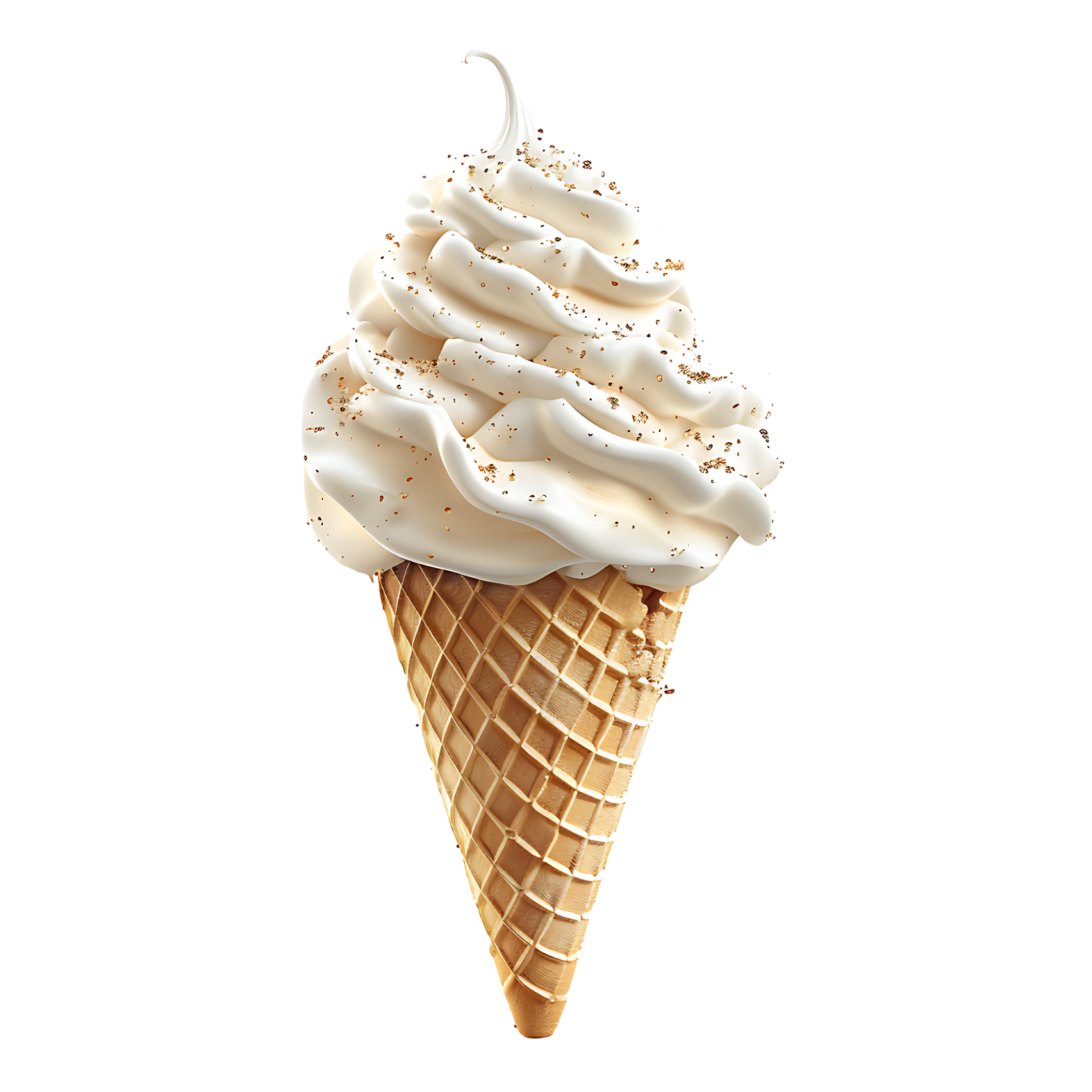 an ice cream cone