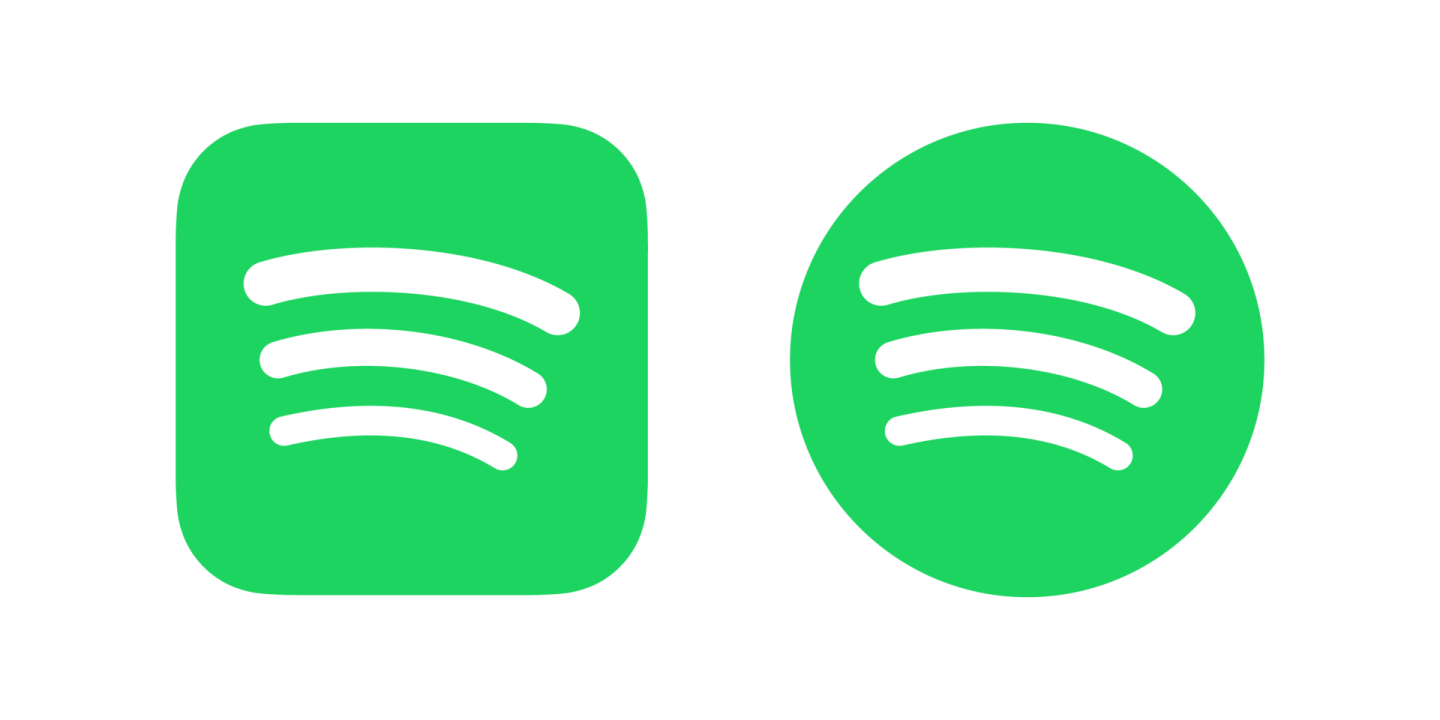 a green and white logo for a music company