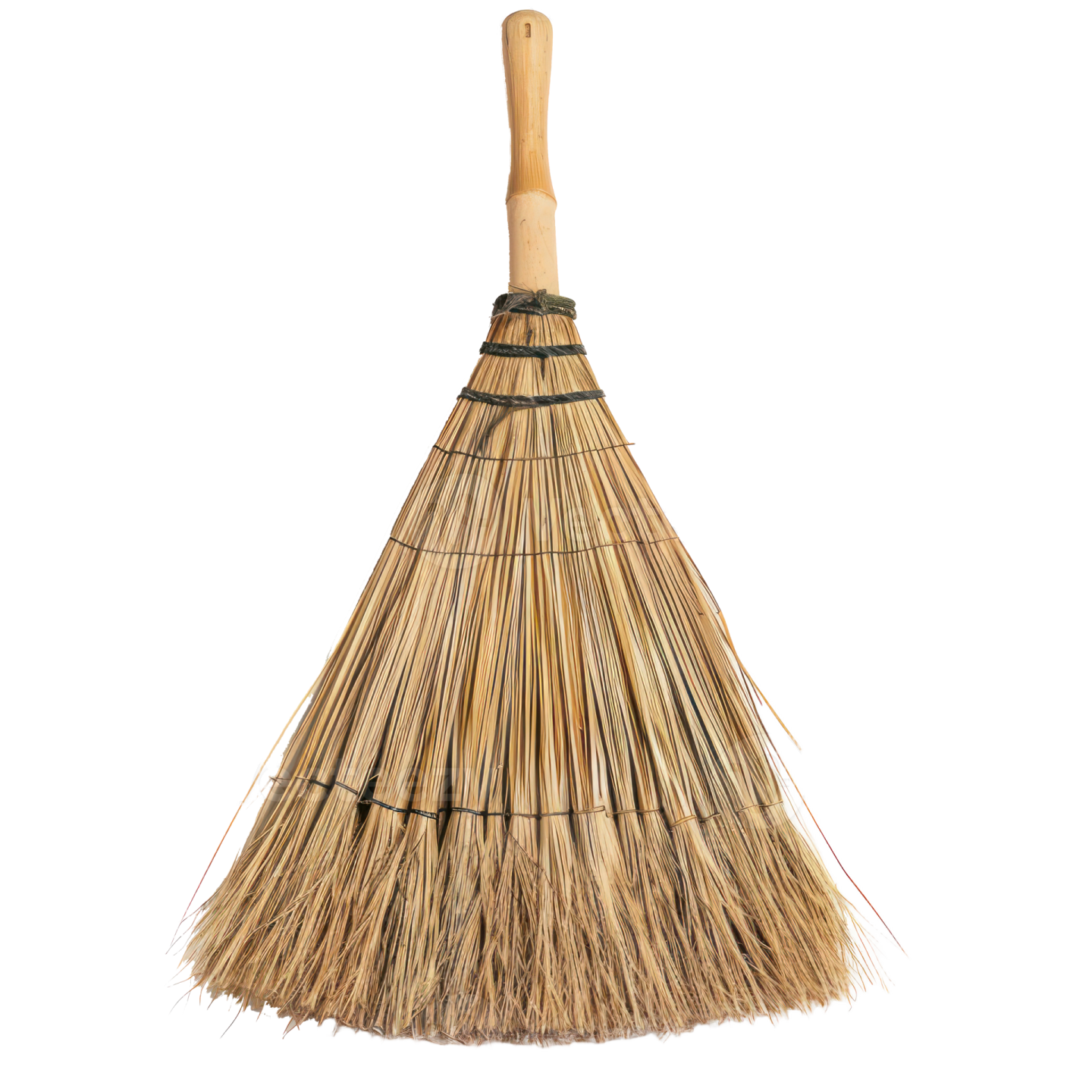 a broom on a white background
