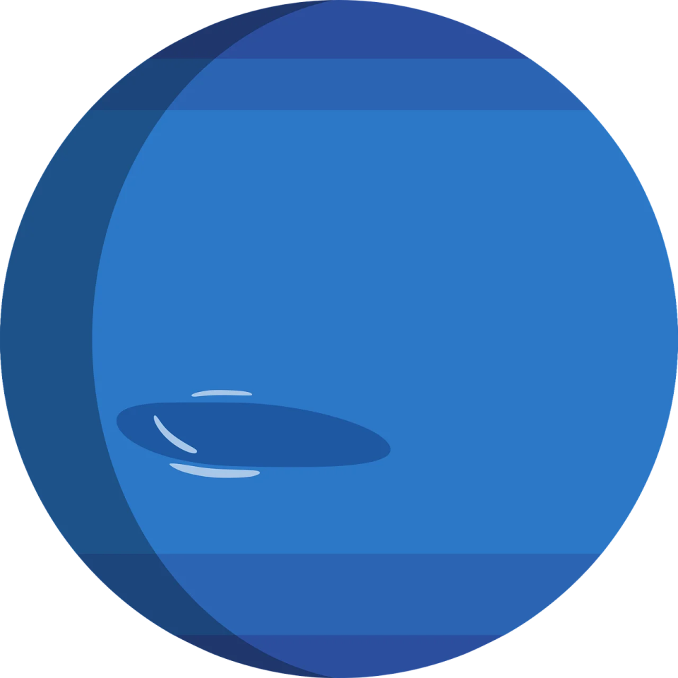 a blue sphere with a white background
