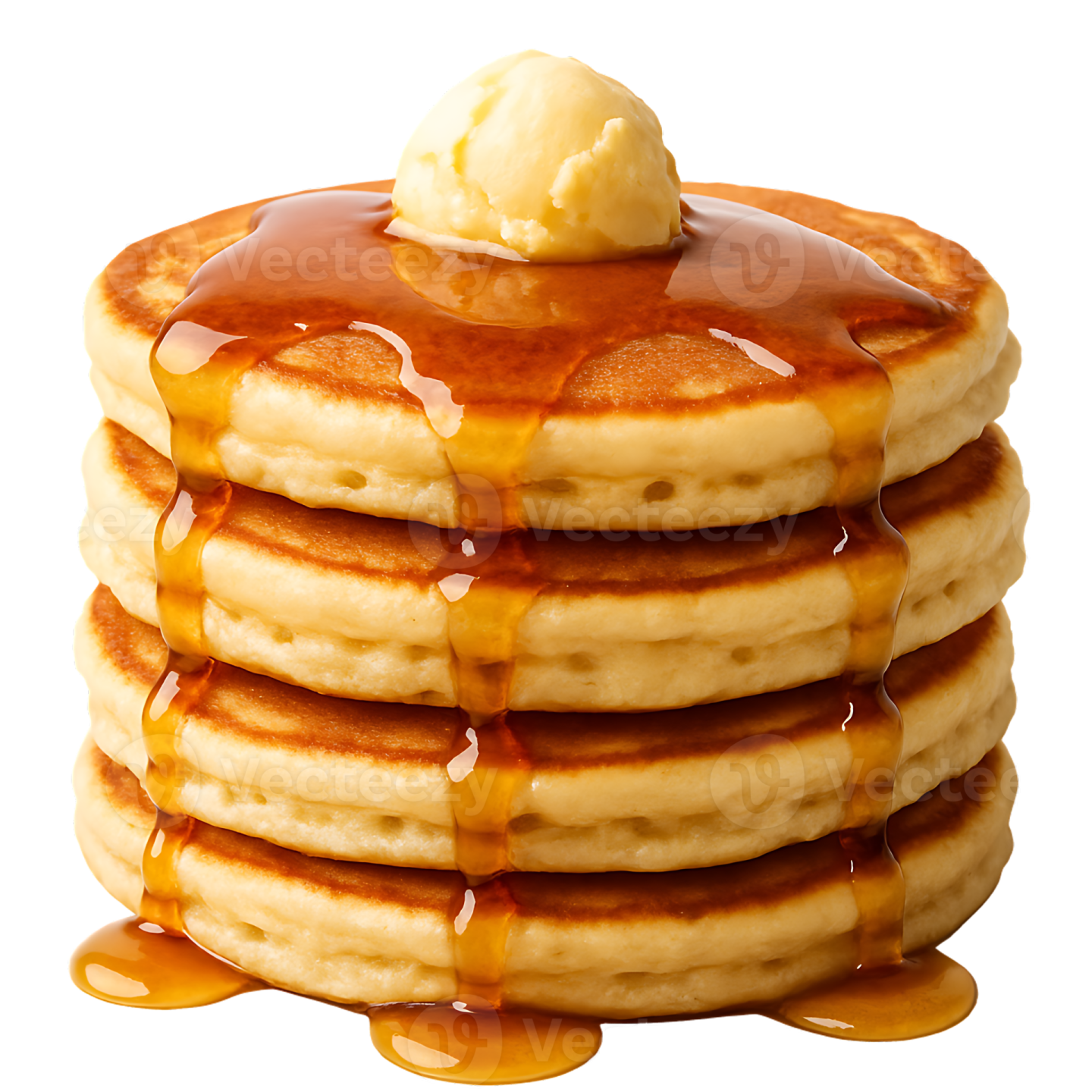 a stack of pancakes