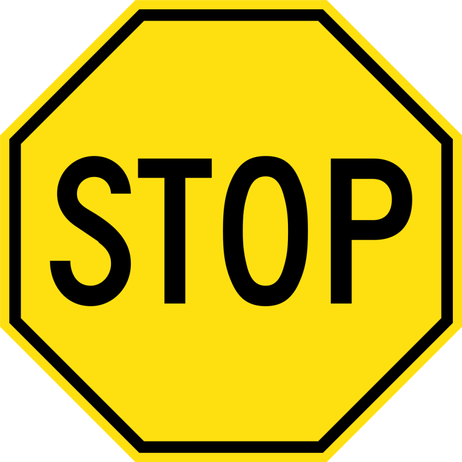 a stop sign on a white background