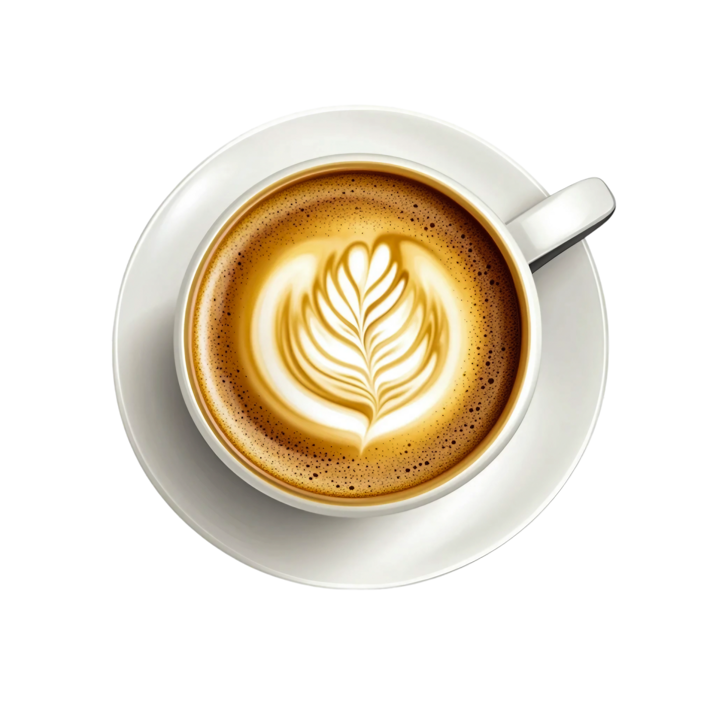 a cup of coffee on a saucer