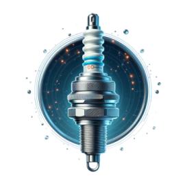an image of a spark spark in the air