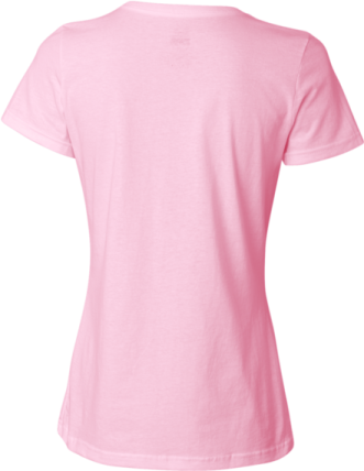 a women's pink t - shirt