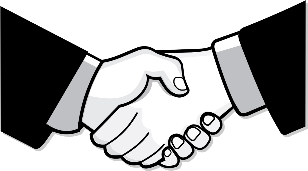 two hands shaking over each other hands