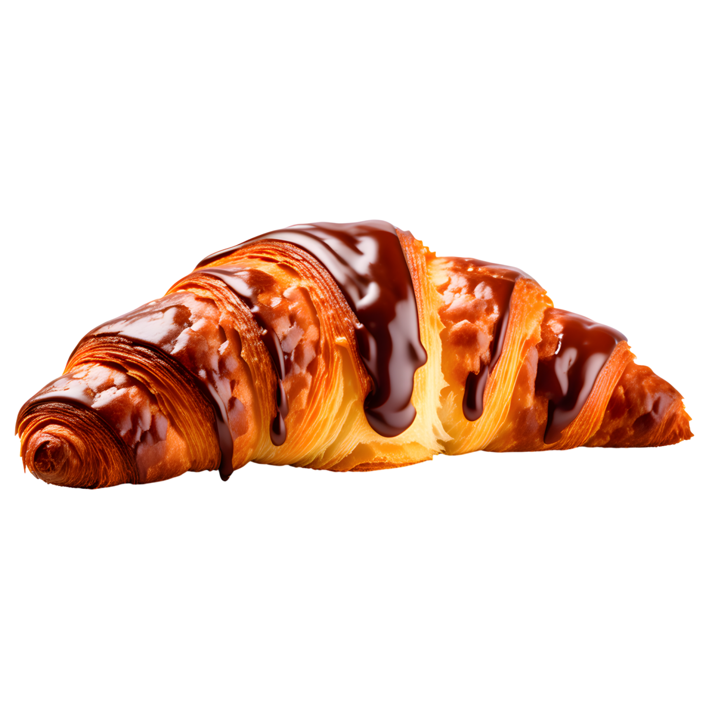 a chocolate covered croise