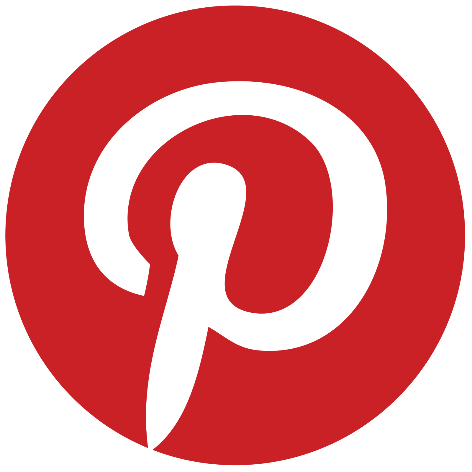 a red pin icon with a white pin in the middle