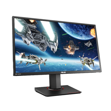the asus gaming monitor is shown on a white background