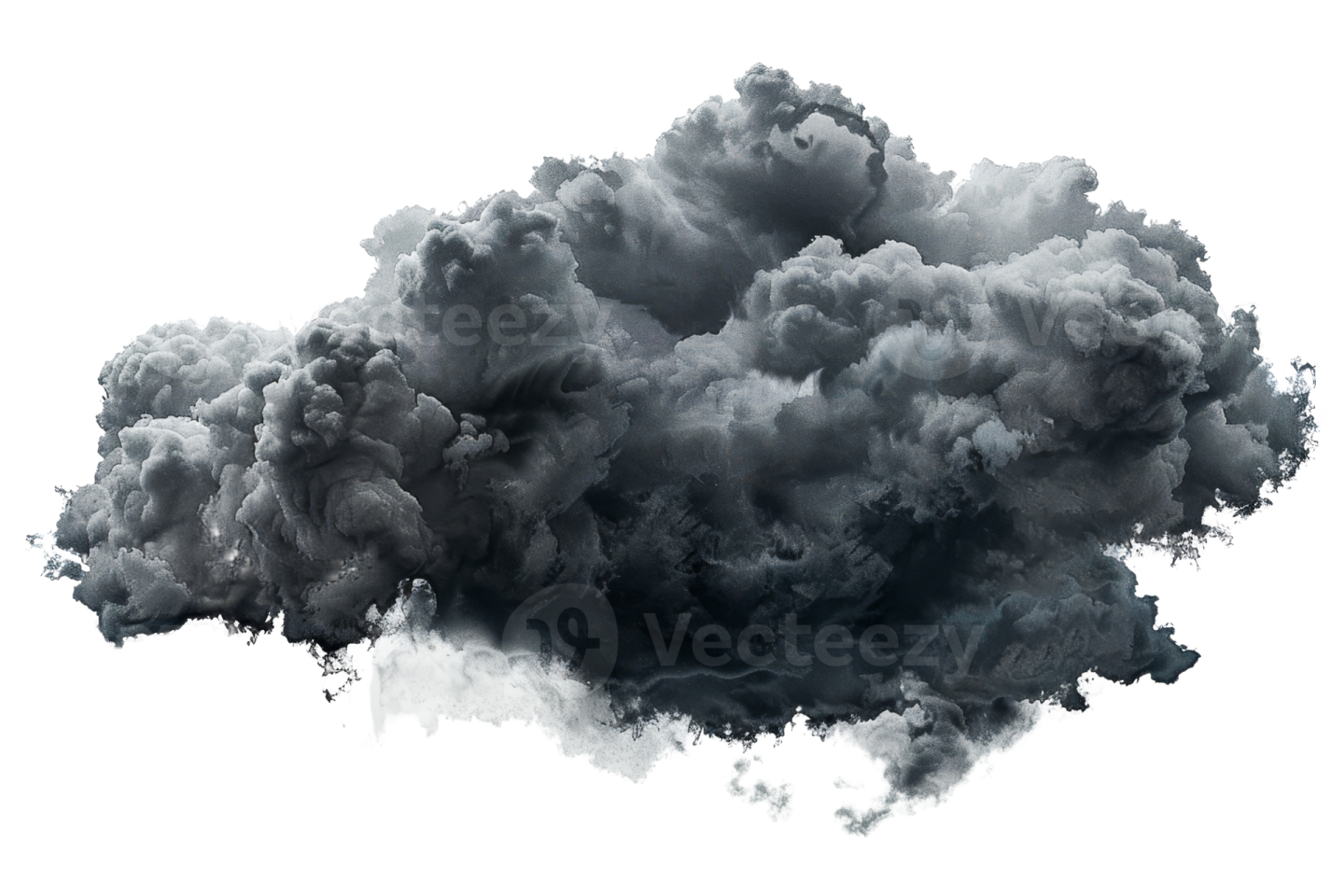 a cloud of smoke on a white background