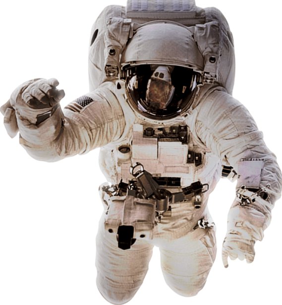 an astronaut in a spacesuit