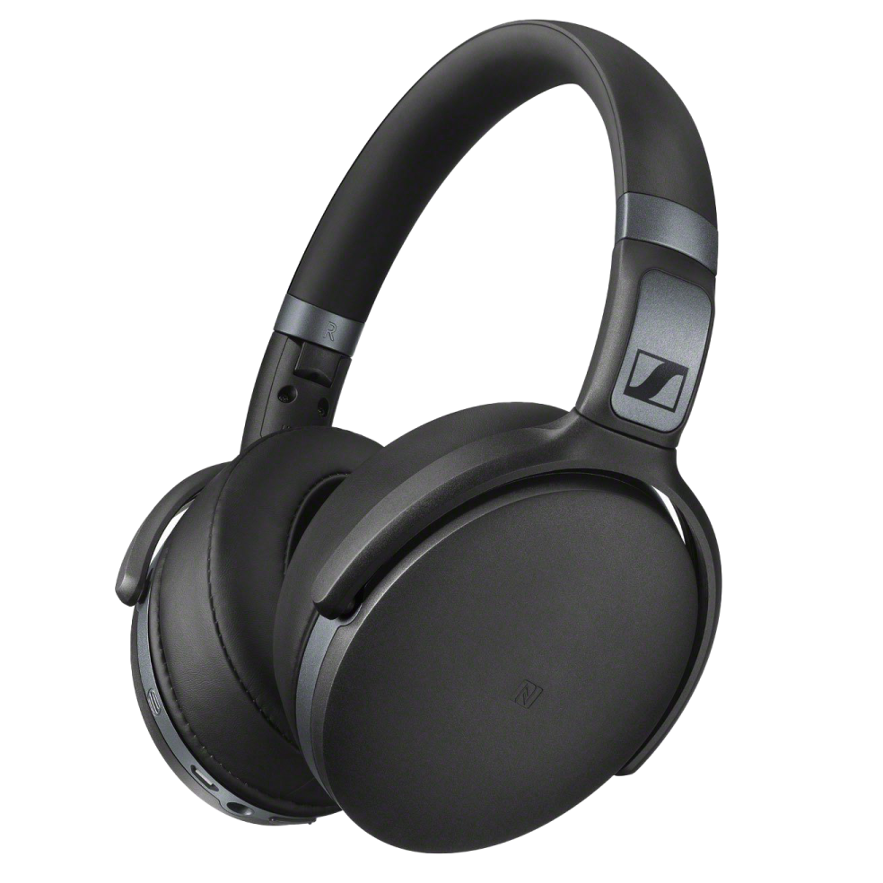 a pair of headphones on a white background