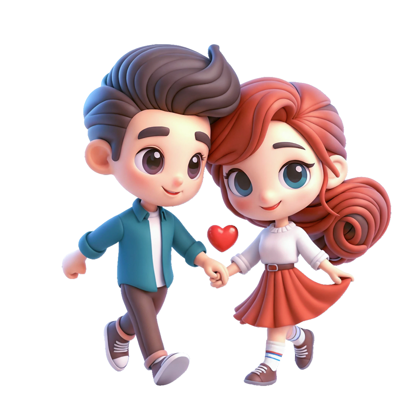 a couple holding hands and walking together