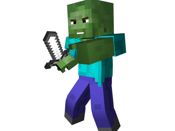 an image of a minecraft creeper