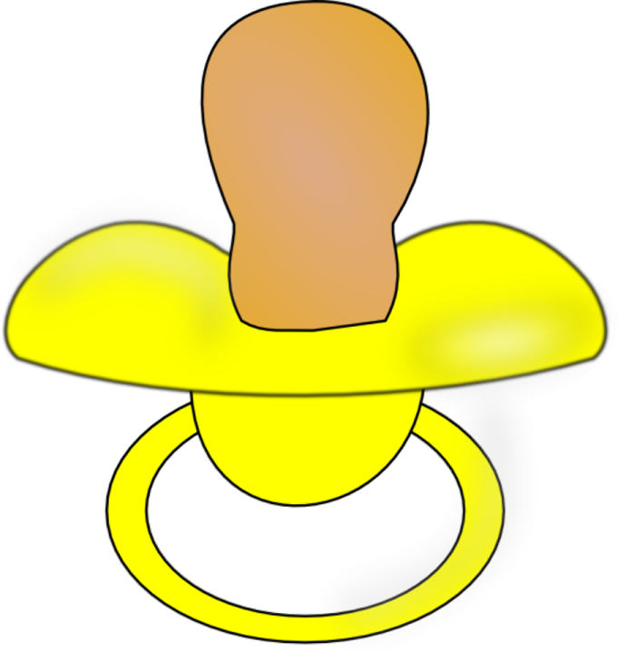 a yellow paco with an orange handle