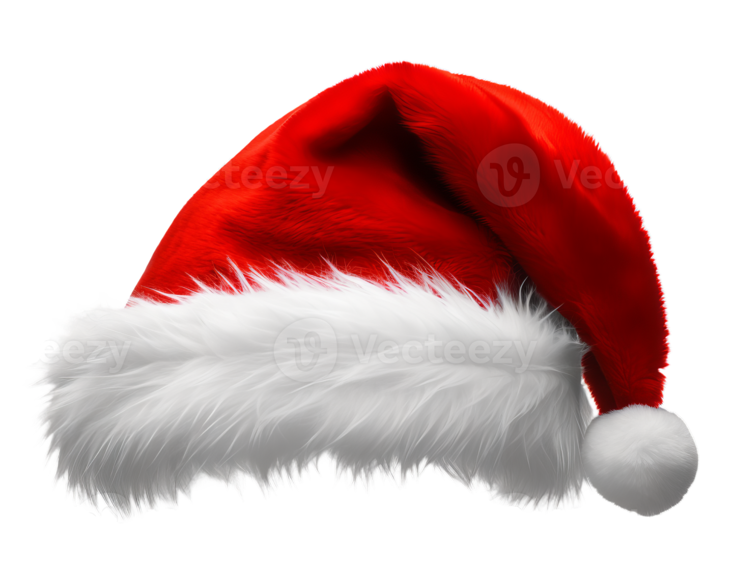 a santa hat on a white background