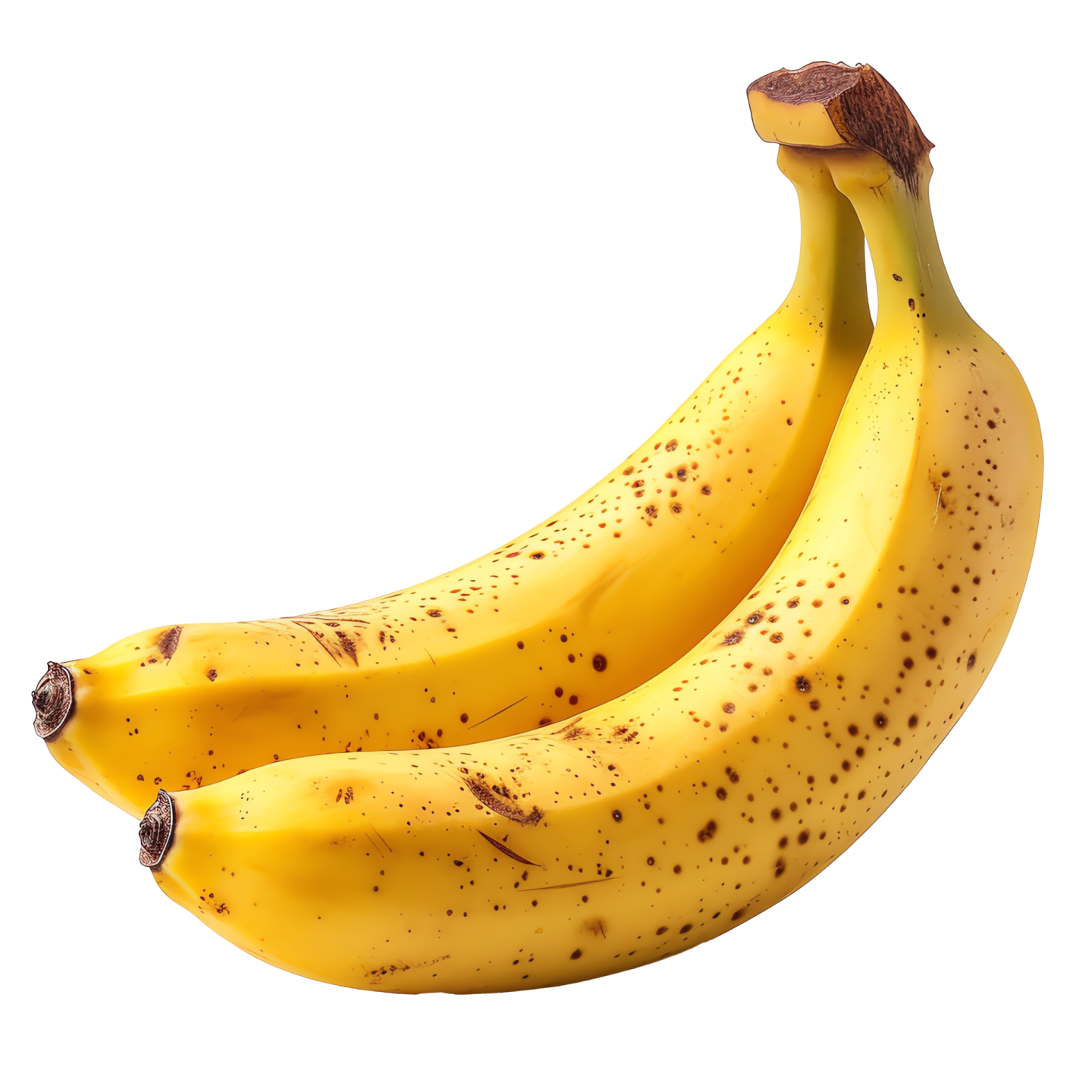 a bunch of bananas on a white background