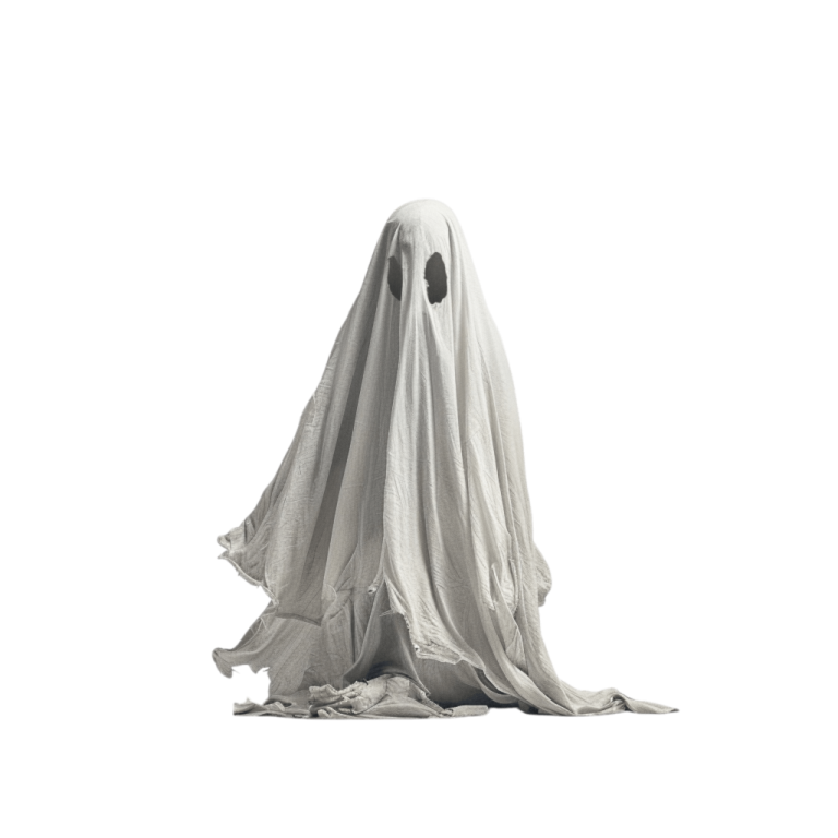 an image of a ghost on a white background