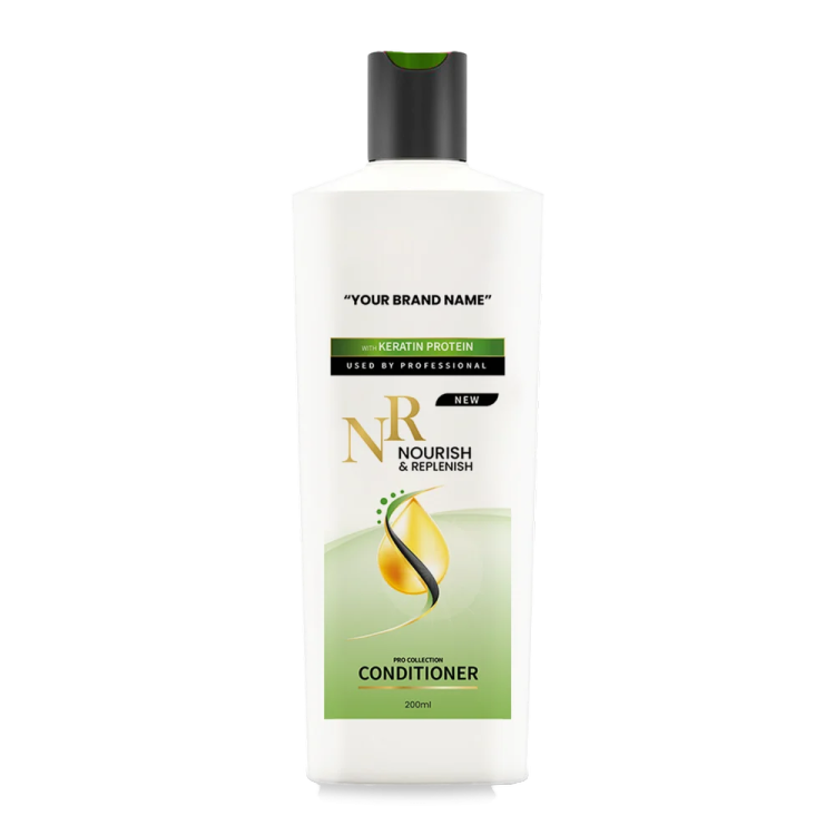 a bottle of green tea and lemon condition conditioner