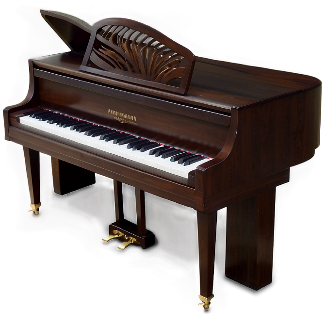 a piano that is made out of wood